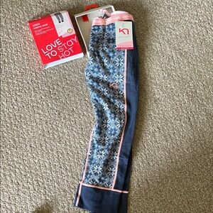 Kari Traa Blue Patterned Pants